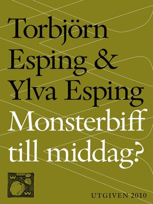 cover image of Monsterbiff till middag